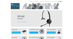 Desktop Screenshot of ipn-headsets.com