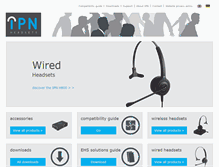 Tablet Screenshot of ipn-headsets.com